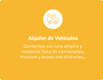 Alquiler de Vehículos Contamos con una amplia y moderna flota de camionetas, minivan y buses con distintas...